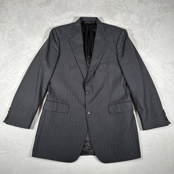 Brooks Brothers Other - Brooks Brothers Blazer Men Size 41L Striped Wool Blend 346 Stretch Two Button